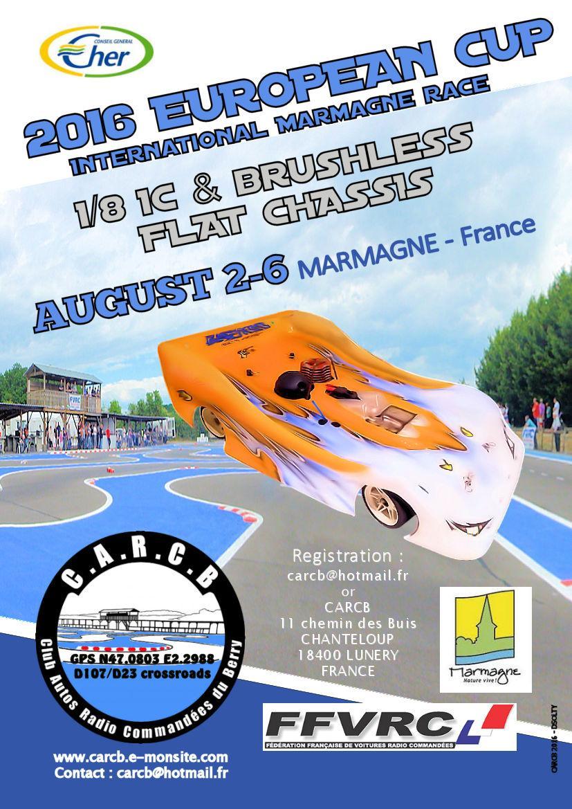 EUROPEAN CUP FLAT CHASSIS 2016 - 2-6 august - FRANCE 