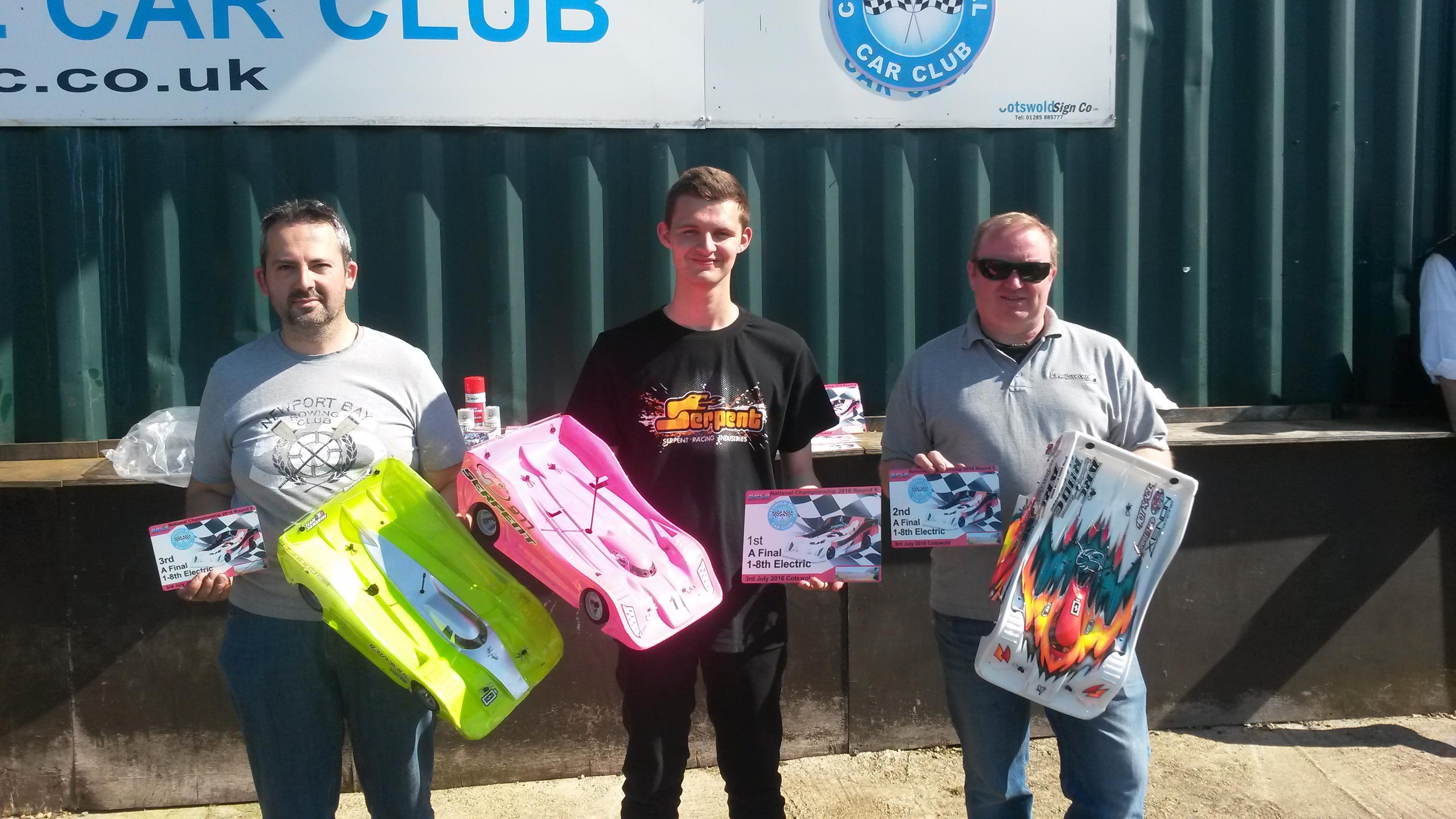 BRCA – 1/8 Electric On Road National Round 5 – 2016 Report