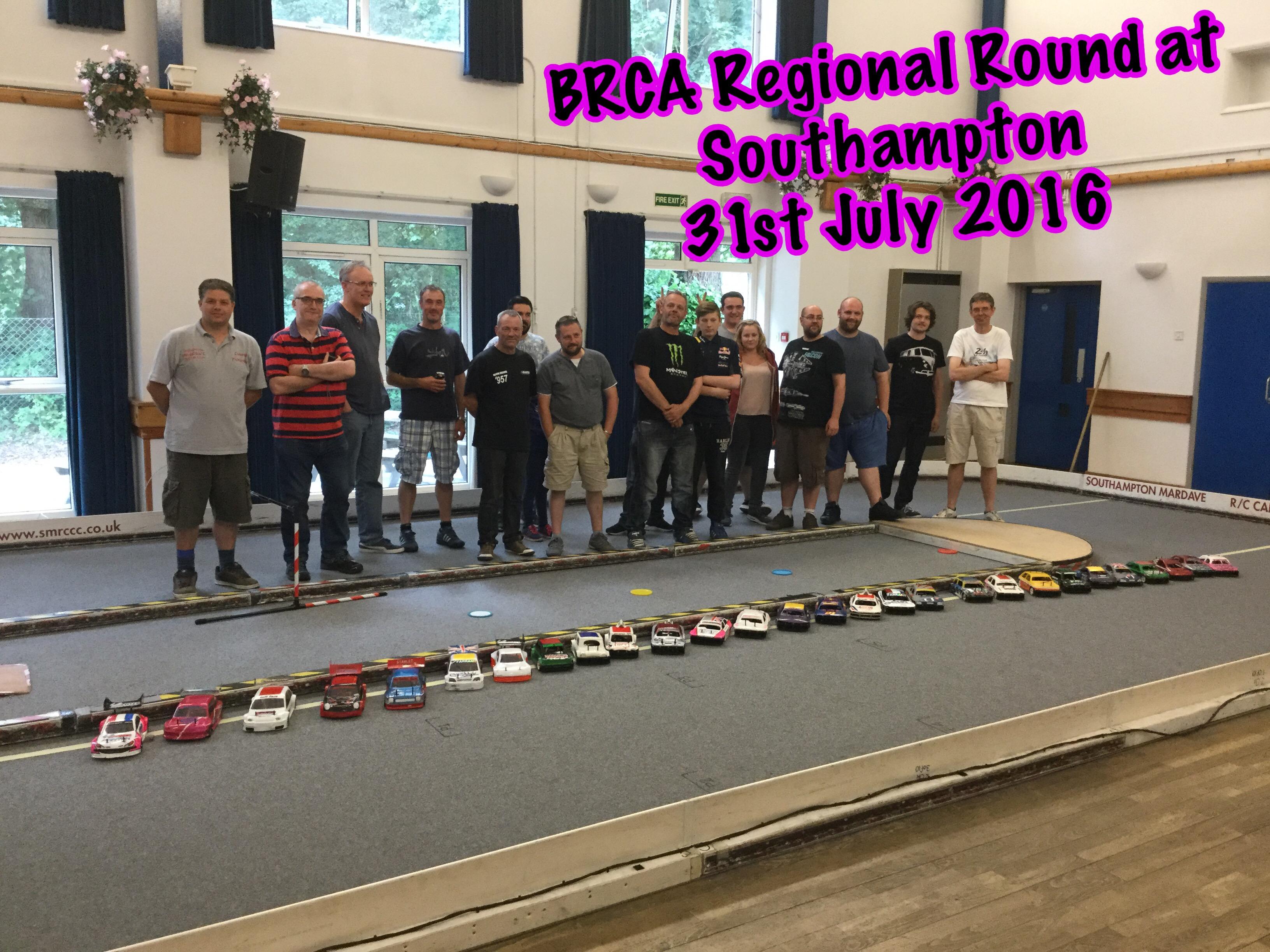 12th Oval BRCA Southern Regional Championship Results